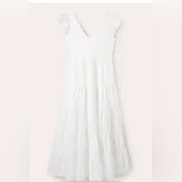 BNWT🤍Boden Broderie Mix Jersey Maxi Dress - Picture 8 of 11